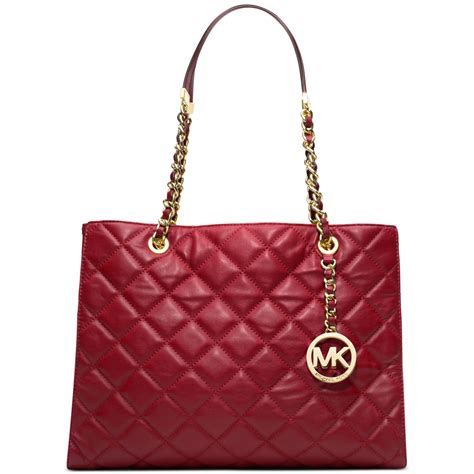 michael kors susannah tote red|Michael Kors crossbody red.